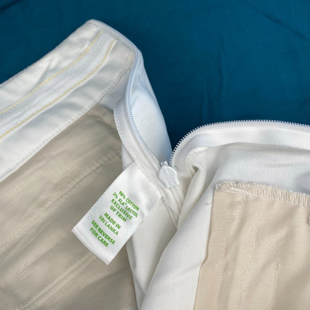 Lilly Pulitzer White Mid Rise Palm Beach Fit Pants - Picture 3 of 6